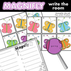 FREE Spring Write the Room Sight Word Butterfly LITERACY CENTER Activity