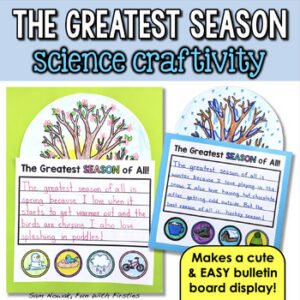 My Favorite/Favourite Season Science Craft from Daily & Seasonal Changes Unit