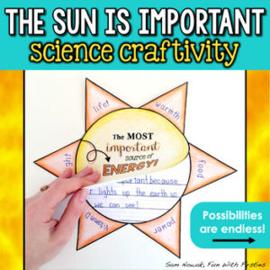 Sun Facts Science Craft from Energy in Our Lives Unit | Heat & Living Things