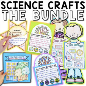Science Unit Crafts! Living & Nonliving Things Craft, My Favorite Season Writing