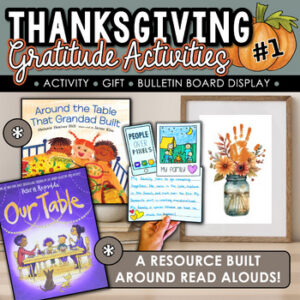 Peter Reynolds Our Table Thanksgiving Writing Craft & Handprint Art Parent Gift