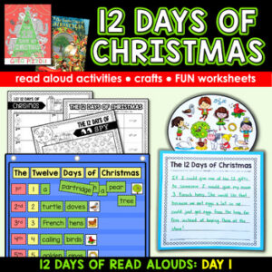 FREE 12 Days of Christmas: Centers Activities, Writing Craft, FUN Worksheets