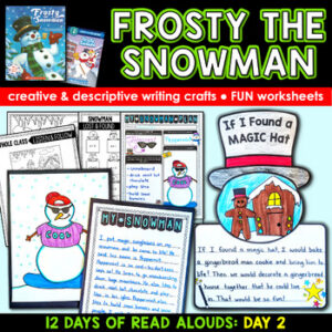 Frosty the Snowman Activities, No Prep Christmas Writing Craft, FUN Worksheets