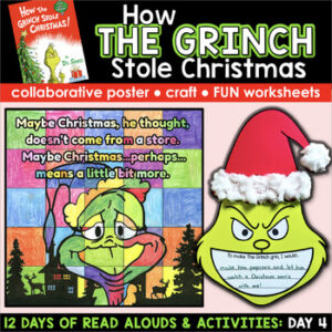 How The Grinch Stole Christmas Activities: Collaborative Poster, Writing Craft