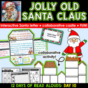 Jolly Santa Claus: Dear Santa Letter Template Writing Craft & No Prep Activities