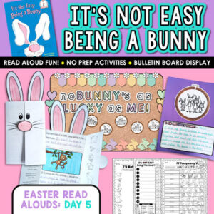 Its Not Easy Being a Bunny Spring Bulletin Board Craft, FUN Easter Word Scramble