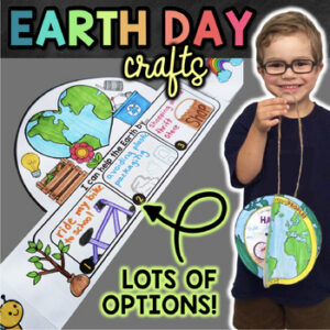 Earth Day Headband Crown Hat Craft, Mobile Craftivity & Bulletin Board Activity