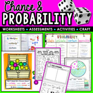 Probability & Chance | Certain Likely Unlikely Impossible | Worksheets | Craft