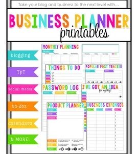 FREE TPT Seller Business & Blog Planner | Organizational FREEBIES for Sellers