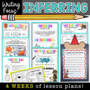 MAKING INFERENCES Unit: Inference Anchor Chart, Worksheets, Graphic Organizer