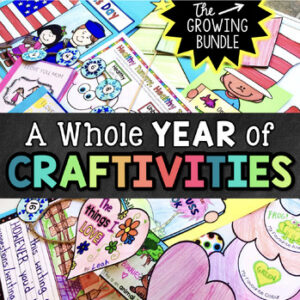Growing Bundle of Holiday & Seasonal Monthly Craft Templates for ALL YEAR LONG!