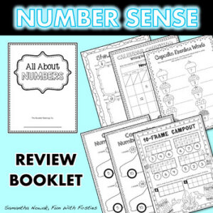 Free NUMBER SENSE Assessment & Basic Math Skills Worksheets for 1st Grade One