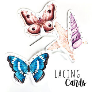 FREE Nature Lacing Cards; life skills, sewing, fine motor