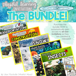 Playful Learning Invitations THE BUNDLE: Montessori, Reggio, Waldorf