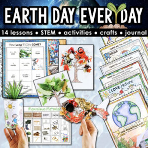 Earth Day STEM & Environmental Sustainability Activities: Recycling Worksheets..