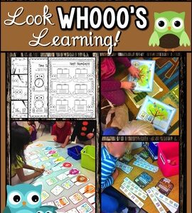 Look WHO'S Learning! math tub center activities, assessments, back to school