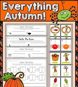 Everything Autumn: a Write the Room companion for Fall, Halloween, Thanksgiving
