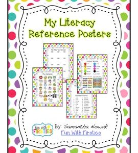 My Literacy Reference Posters; alphabet, colours, word wall, seasons, numbers
